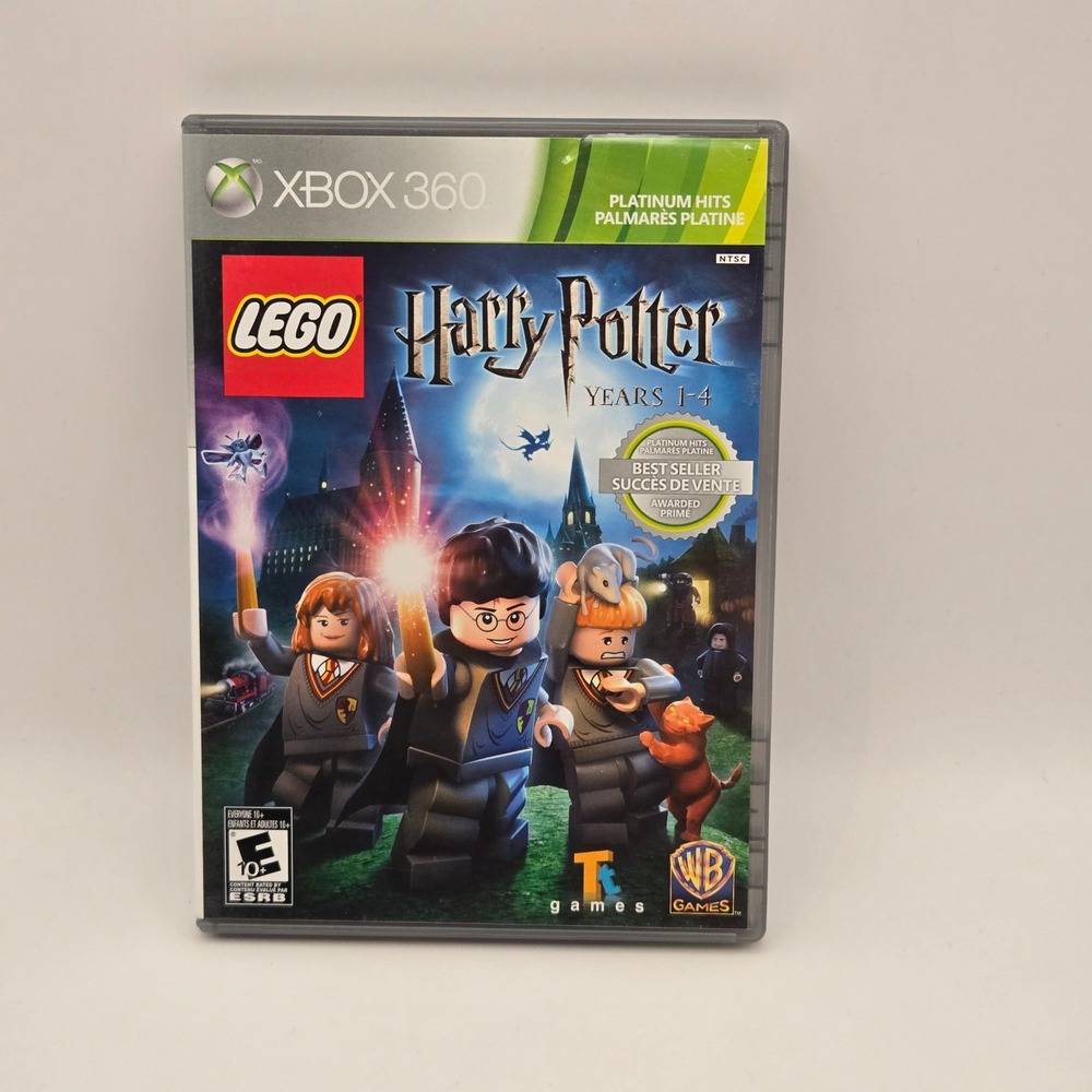 LEGO Harry Potter Years 1-4 Xbox 360 Video Game Platinum Hits Edition NTSC 2891